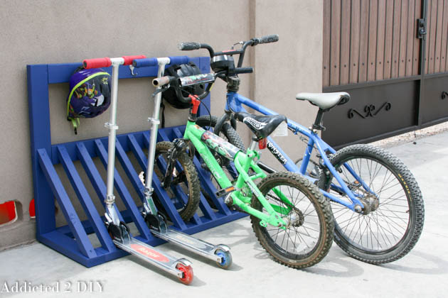 Simple DIY Kid’s Bicycle Rack with Helmet Storage_69215a5dd857f.jpeg